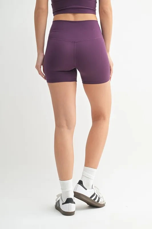 MONO B Venice Cloud Light Contour Biker Shorts - Ladyez