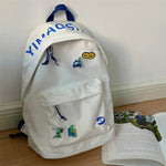 Letter Casual Backpack Bag