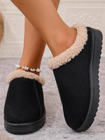 Cozy Faux Fur Lined Slippers - Ladyez