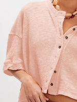 Button Down Half Sleeve Shirt