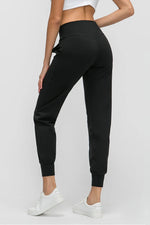 Millennia Wide Waistband Slant Pocket Pants - Ladyez