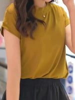 Plus Size Round Neck Short Sleeve T-Shirt