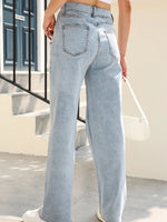 Wide Leg Jeans - Ladyez