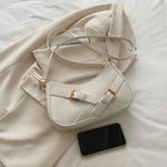Crocodile Pattern Underarm Shoulder Bag - Ladyez