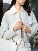 Zip Up Cropped Jacket