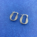 925 Sterling Silver Hoop Earrings