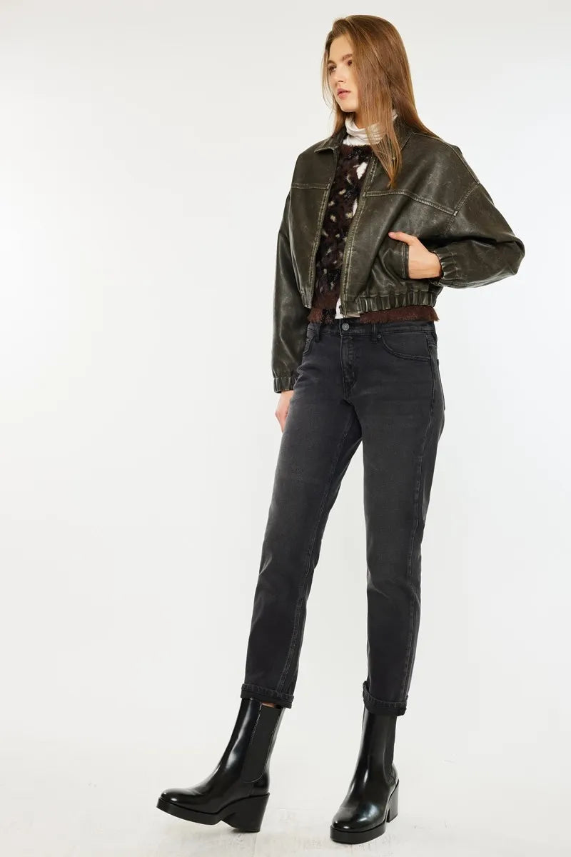 Kancan Slim Boyfriend Fit Jeans - Ladyez