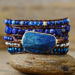 Alloy Bead Braided Bracelet