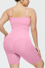 Full Size Spaghetti Strap Shaping Romper - Ladyez