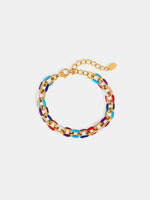 Titanium Steel Oil Drip Chain Bracelet