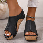 Open Toe Wedge Sandals