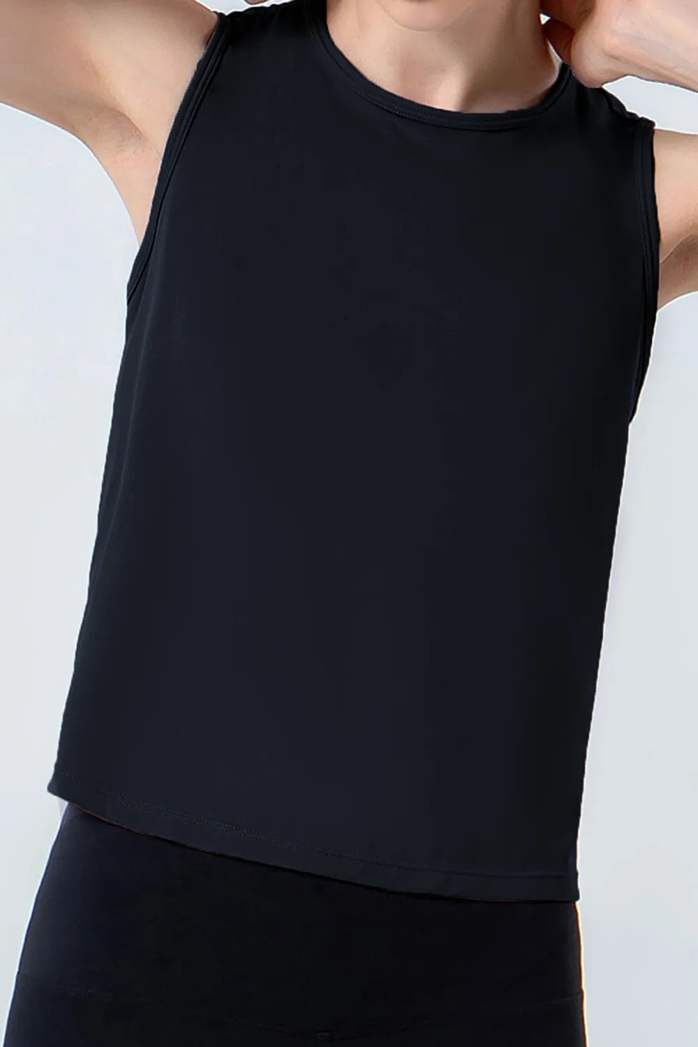 Round Neck Active Tank - Ladyez