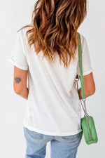 Graphic Round Neck Short Sleeve T-Shirt