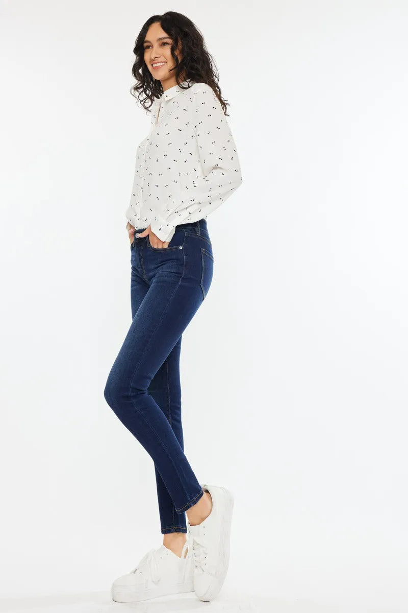 Kancan Mid Rise Super Skinny Jeans - Ladyez