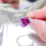 3 Carat Moissanite 925 Sterling Silver Ring - Ladyez