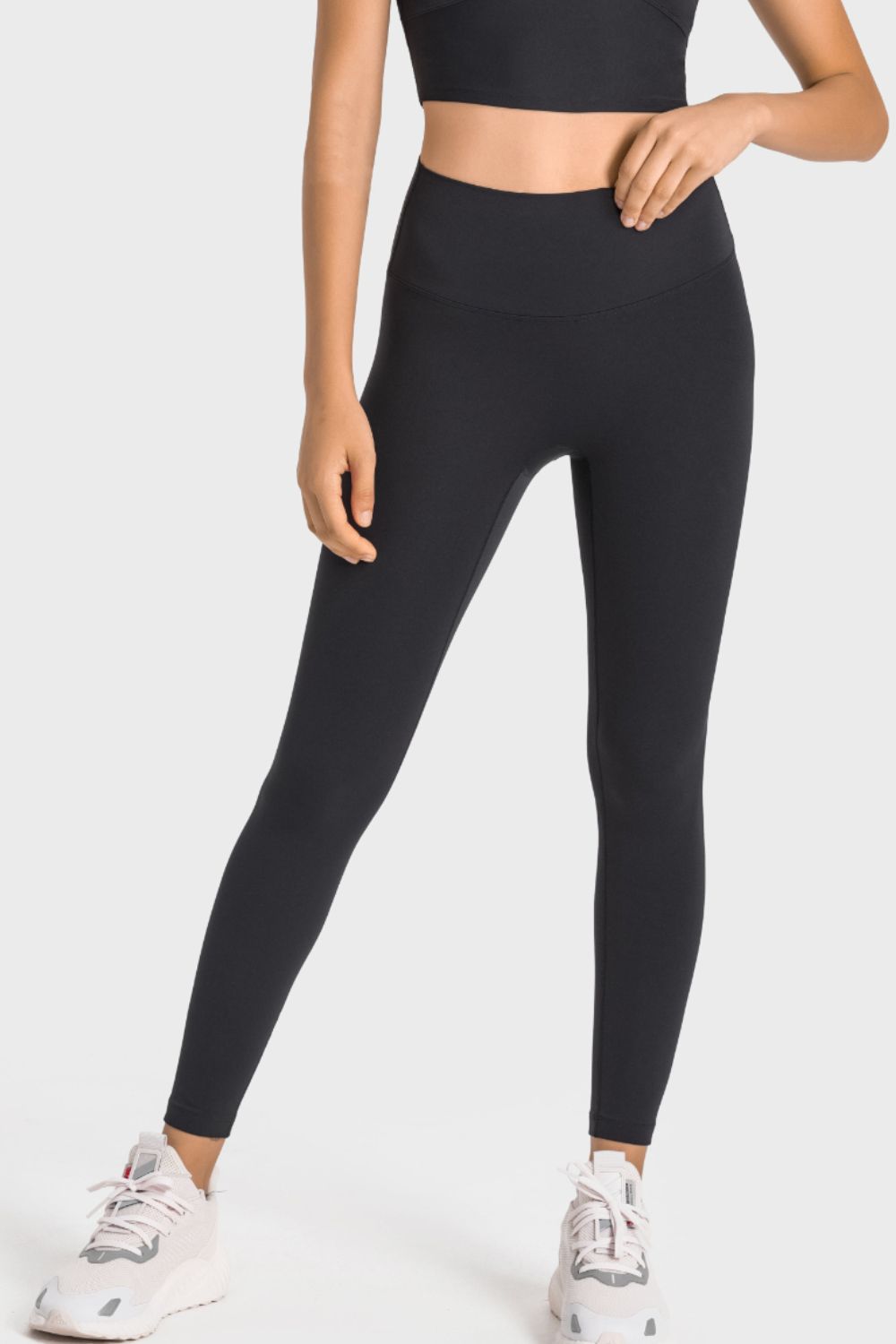 Millennia High-Rise Wide Waistband Yoga Leggings - Ladyez