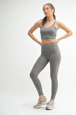 MONO B Venice Cloud Light Contour High-Waisted Leggings - Ladyez
