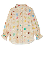 Colorful Print Shirt and Shorts Matching Set