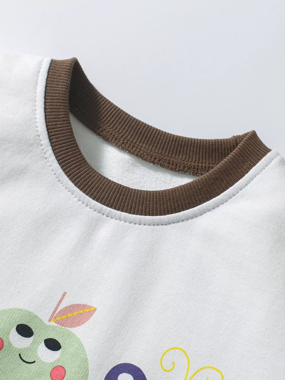 Children's Cartoon Graphic Color BlockT-Shirt