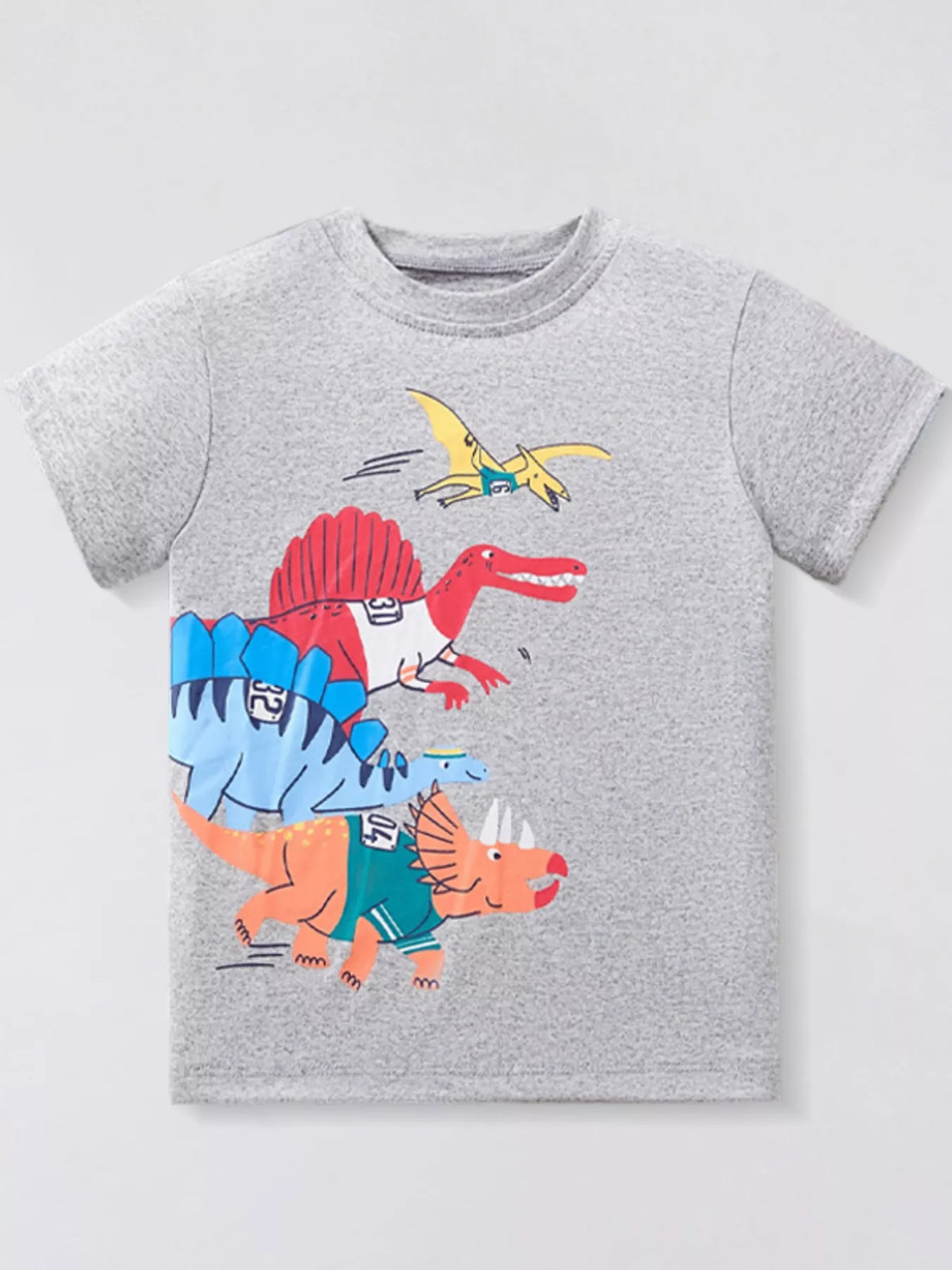 Children's Dinosaur Round Neck T-Shirt