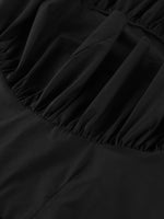 Asymmetrical Ruffle Hem Midi Skirt