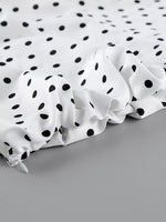 Polka Dot Mermaid Maxi Skirt
