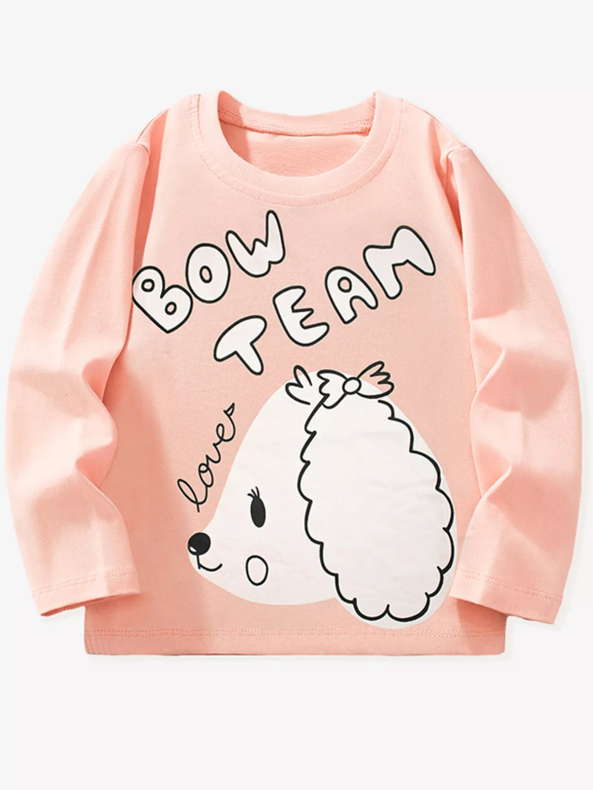 Children's Cute Dog Long Sleeve T-Shirt