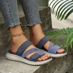 Open Toe Adjustable Strap Sandals