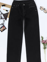 Wide Leg Jeans - Ladyez