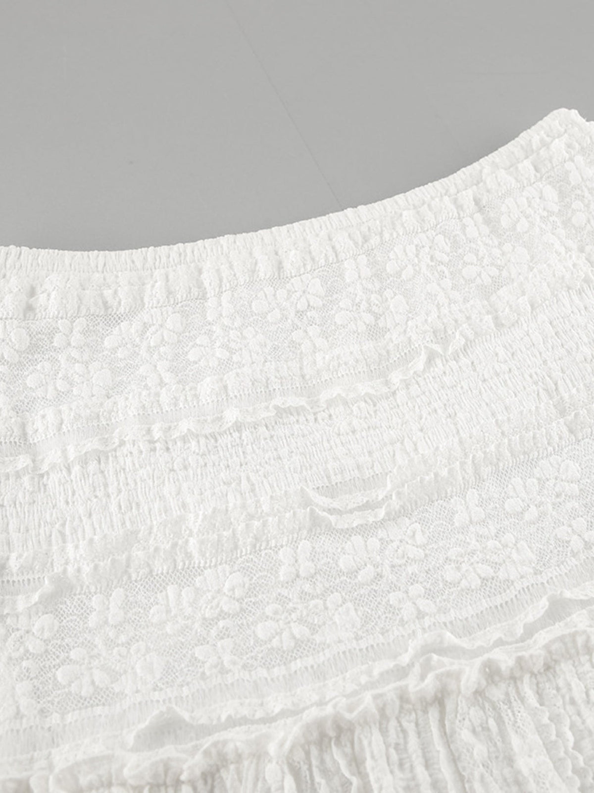 Lace Tiered Maxi Skirt