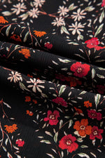 Vintage Floral Print Button-Down Shirt