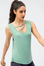 Cutout Reversible Active Tank - Ladyez