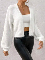 Open Front Long Sleeve Cardigan