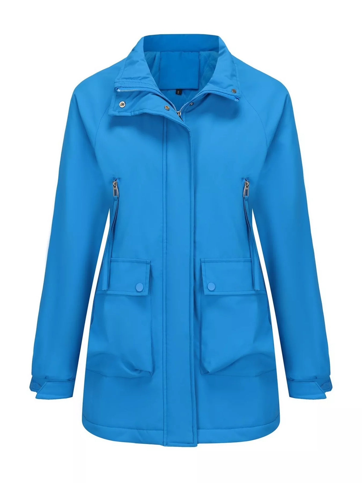 Full Size Zip Up Hooded Parka Outerwear Plus Size