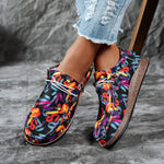Colorful Printed Casual Loafers