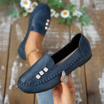 Round Toe Slip-Ons