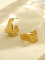18K Gold-Plated Stainless Steel Geometric Earrings