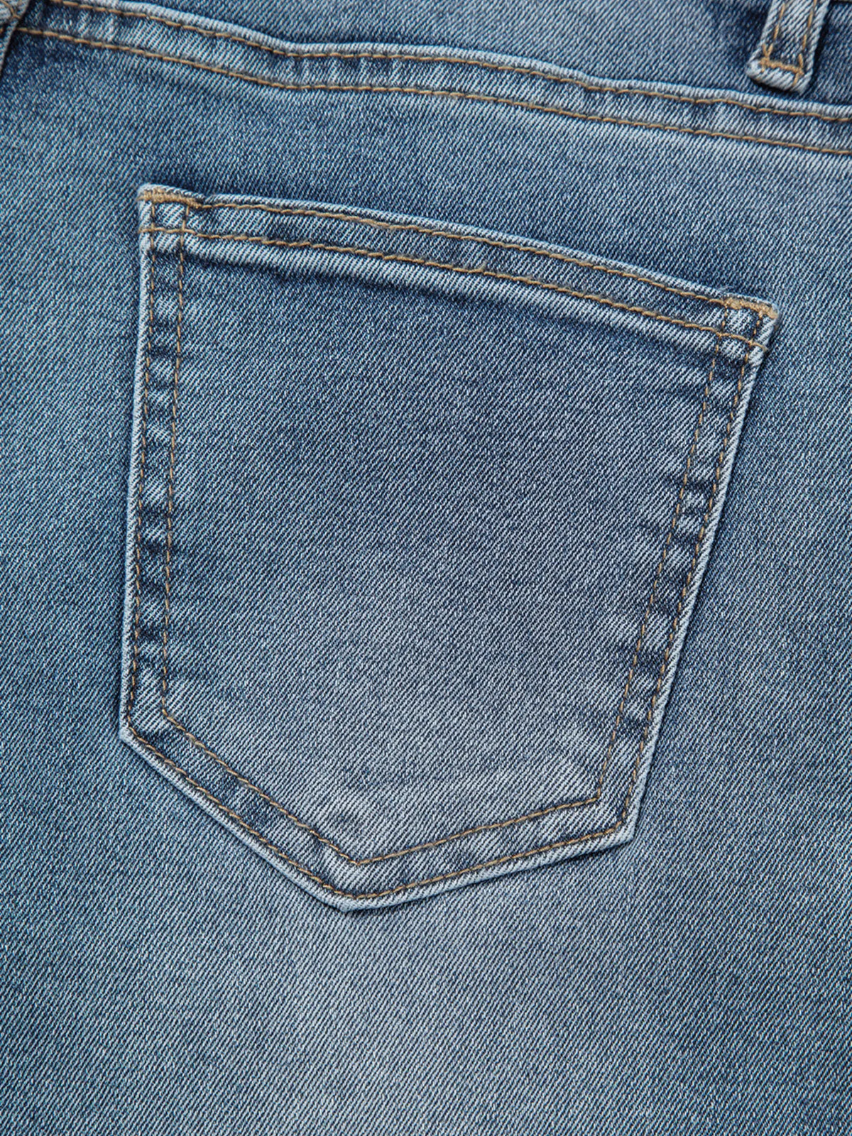 Distressed Ankle-length Straight Jeans - Ladyez