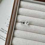 925 Sterling Silver Bypass Ring