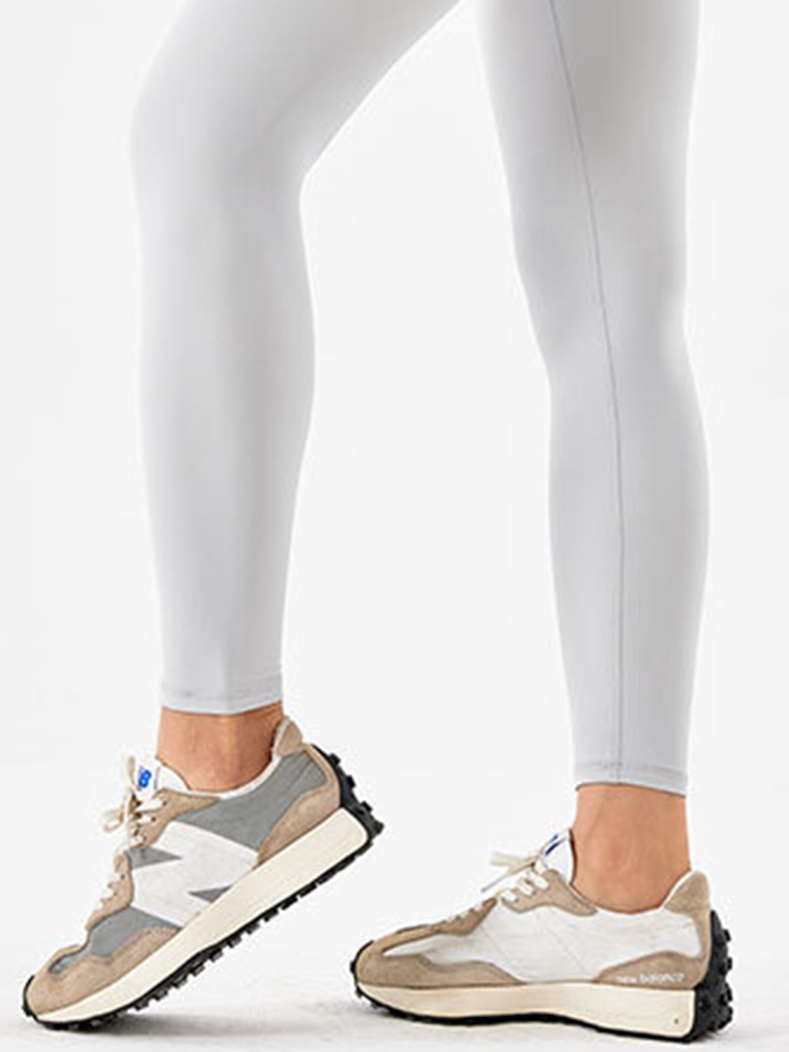 Wide Waistband Sports Leggings - Ladyez