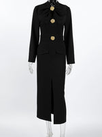 Ruched Long Sleeve Midi Dress