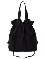 Drawstring Closure Lightweight Backpack Bag