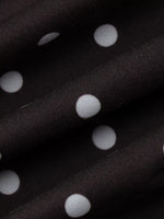 Polka Dot Cut-Out Front Mini Dress