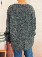 Cable Knit Button-Up Cardigan