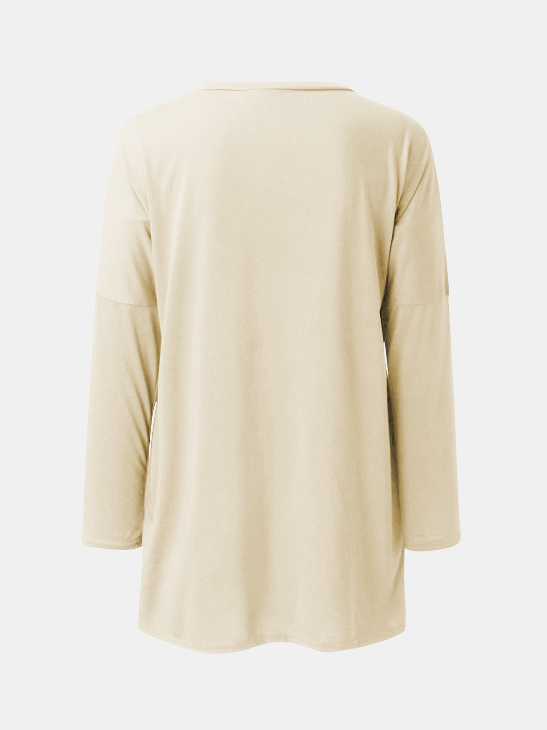 Full Size Round Neck Long Sleeve T-Shirt - Ladyez