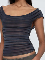 Ruched Solid Tank - Ladyez
