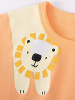 Children's Animal Print T-Shirt & Shorts Set