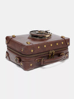 Steampunk Clockwork Design Crossbody Bag