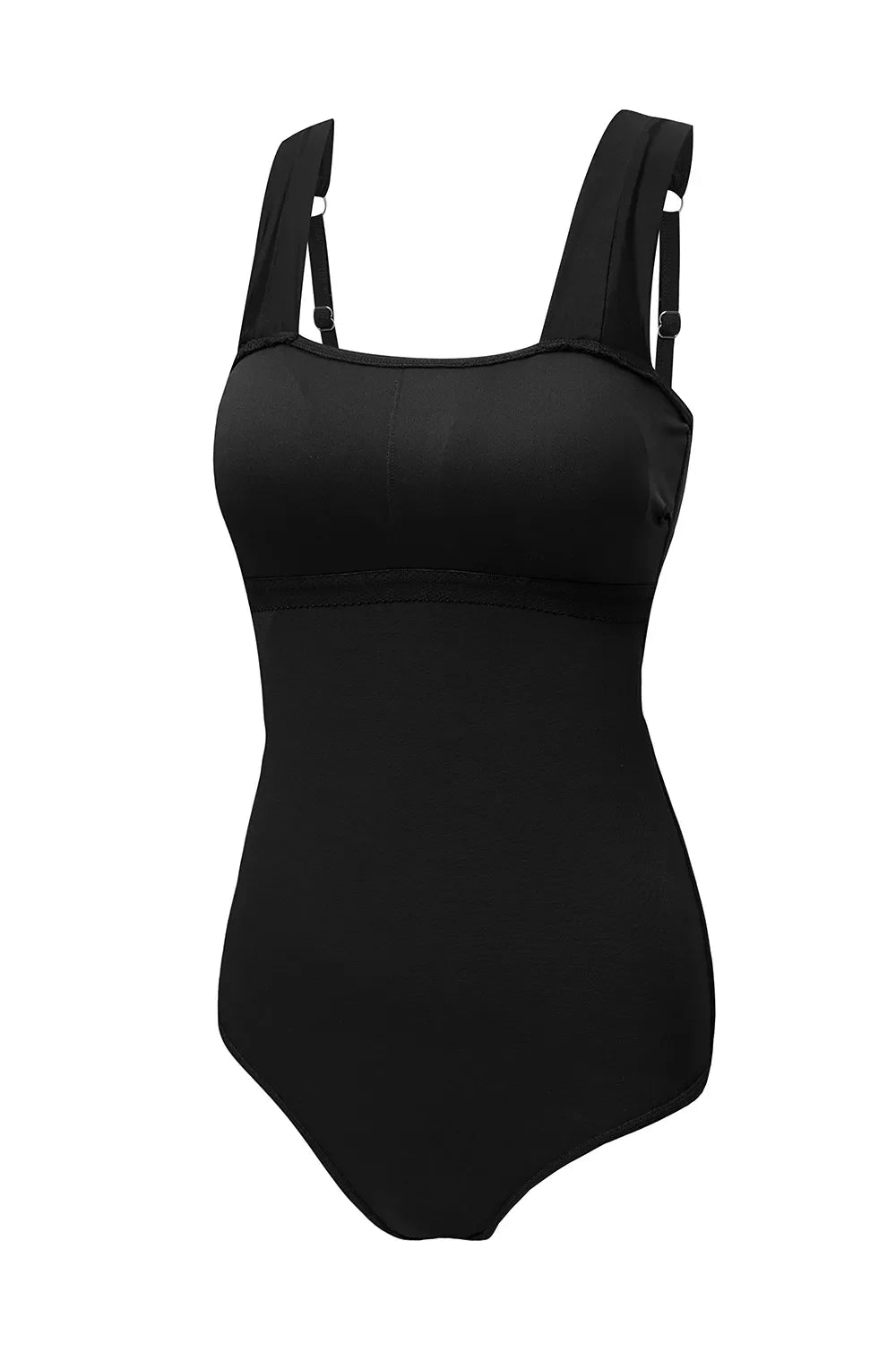 Square Neck Ruched Tommy Control One Piece Swimsuit