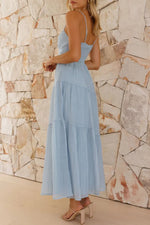 Smocked Back Midi Cami Dress